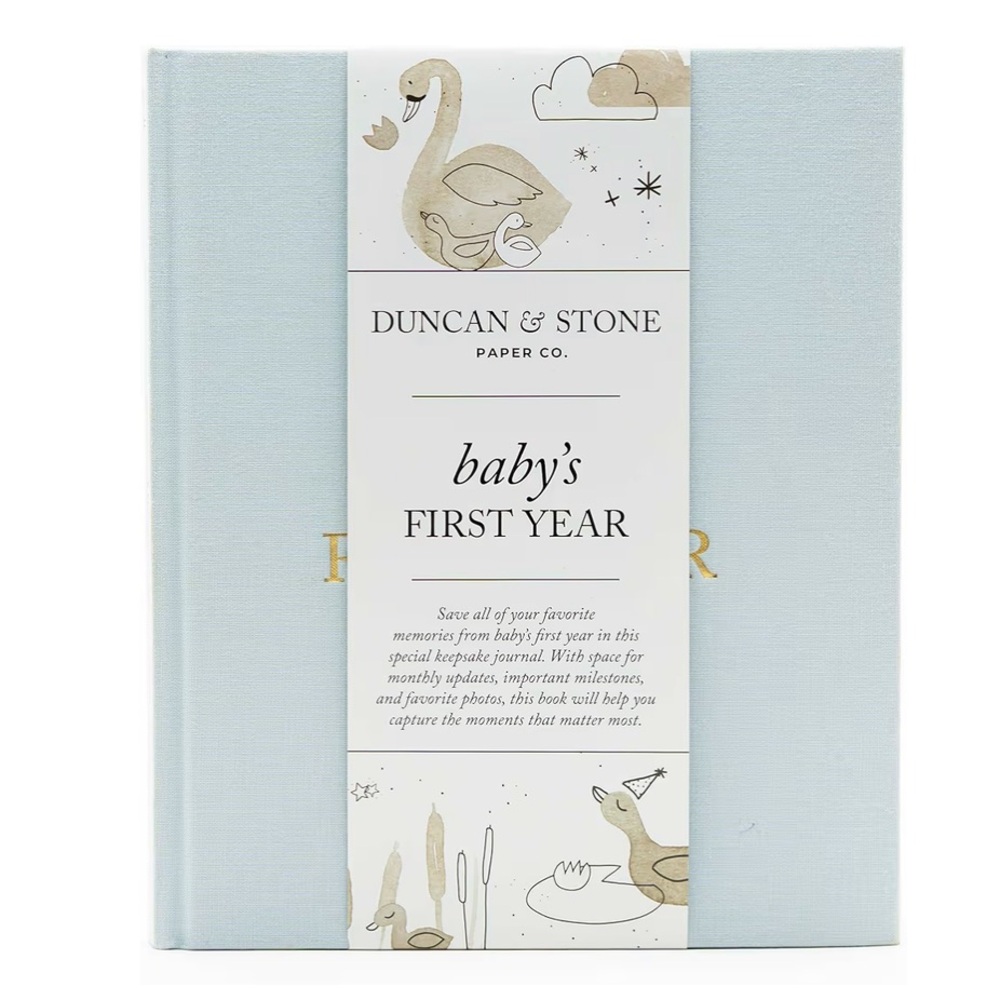Baby's First Year Journal - Light Blue